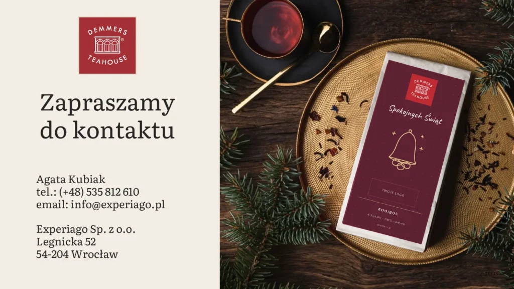Kontakt B2B Demmers Teahouse, Maria Wnęk